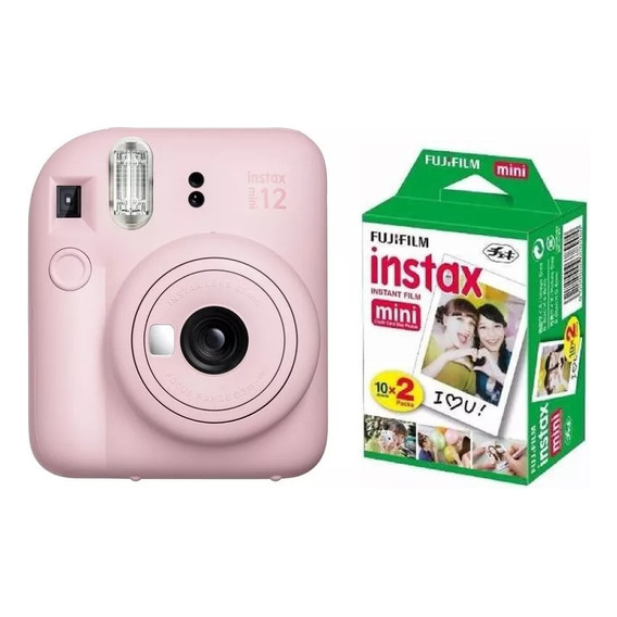 Camara Instantanea Instax Mini 12 Rosa +20 Fotos Entrega