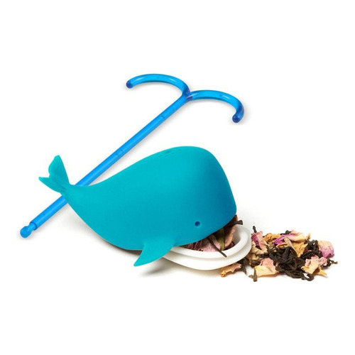 Infusor De Té Brew Whale Turquesa Color Bermuda