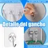 Set X20 Pcs Gancho De Pared Portatil Adhesivo Hasta 15 Kg Resistentes Para Colgar Alta Calidad Everest