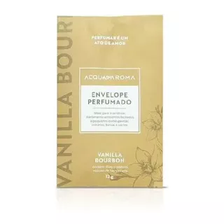 Envelope Perfumado Acqua Aroma 12g Vanilla Bourbon