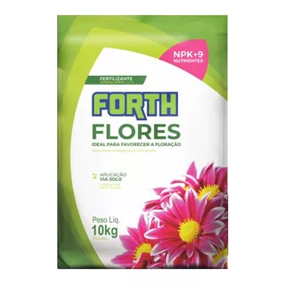 10kg Adubo Fertilizante Forth Flores - Rosa Do Deserto