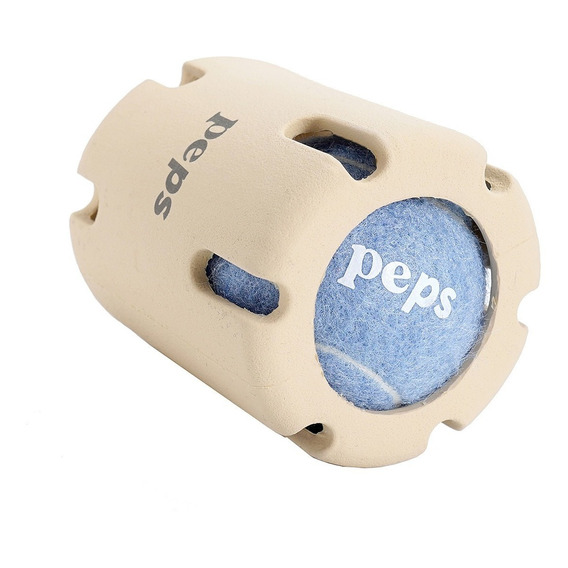 Juguete Interactivo Perro Peps Pelota Resistente Mascota Color Beige