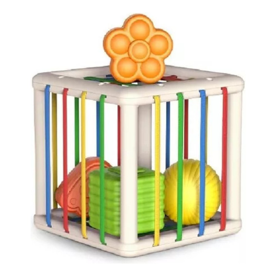  Juguete Interactivo De Habilidad Motora Cubo Montessori