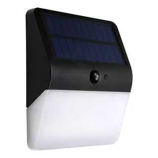 Arandela Solar Com Sensor De Movimento Presença 400lm 6000k