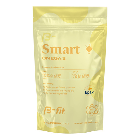 B-fit Omega 3 De Salmón Noruego | 180 Cápsulas | Epax