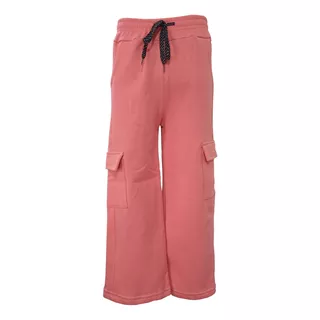 Pantalon Palazzo Cargo Niña Nena Algodon Con Friza Canchero