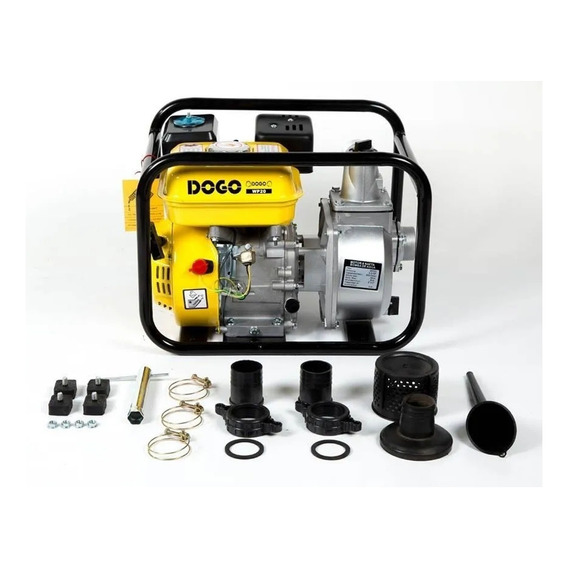 Motobomba Industrial Nafta 5,5 Hp Dogo Agua 600 L/min 28 Mts