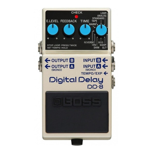 Pedal de efecto Boss Digital Delay DD-8  gris