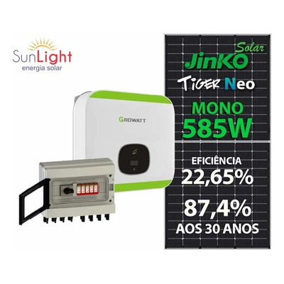 Gerador De Energia Solar Growatt Laje Solar Group Growatt Gf