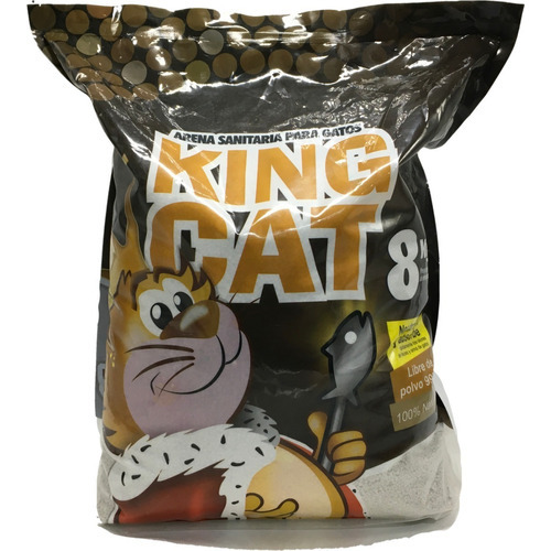 Arena Para Gatos 8 Kg King Cat x 8kg de peso neto