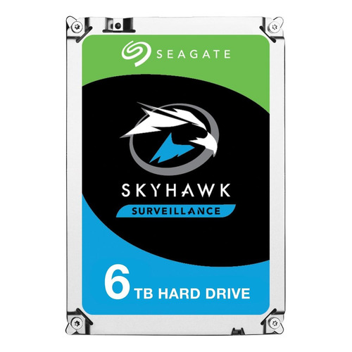 Disco duro interno Seagate SkyHawk ST6000VX001 6TB gris