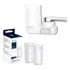 Filtro De Agua Philips Awp3703 + 2 Unidades Repuesto Awp315 Color Blanco