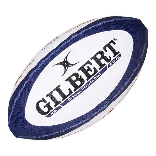 Pelota Rugby Midi Gilbert Oficial Colección Naciones Uar Color Azul Rojo