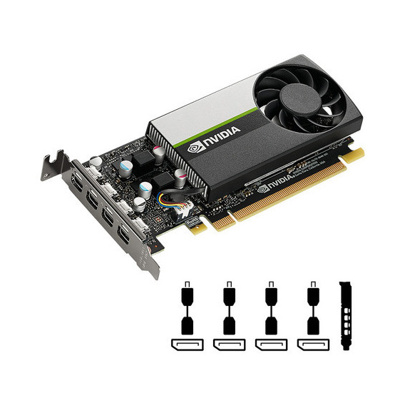 Tarjeta De Video Nvidia Quadro T1000 4gb Pny Gddr6 128 Bits