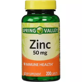 Zinc 50mg 200 Tabletas Premium Alta Potencia Inmunidad Salud Sabor Sin Sabor