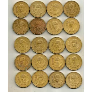 20 Monedas De 1000 Pesos Sor Juana 1988-1989