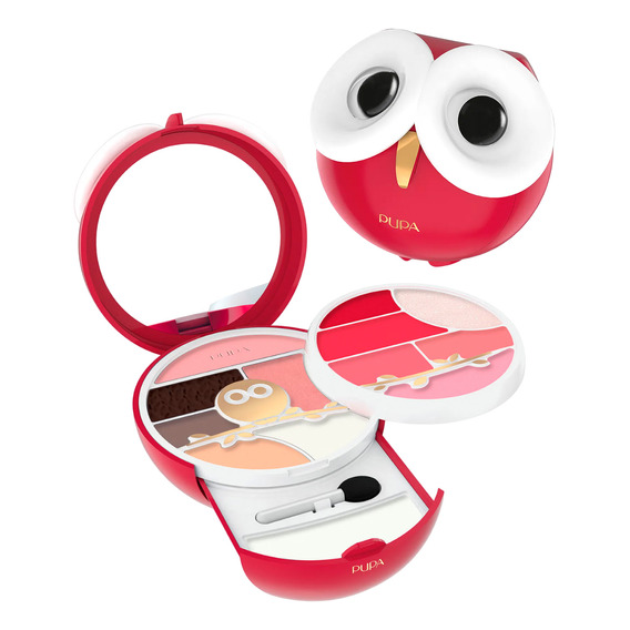Set Maquillaje Para Ojos Y Labios Pupa Owl 3 Warm Shades
