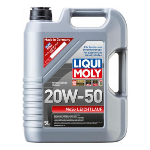 Aceite De Motor Liqui Moly 20w50 Min Mos2 Low-viscosity 5l