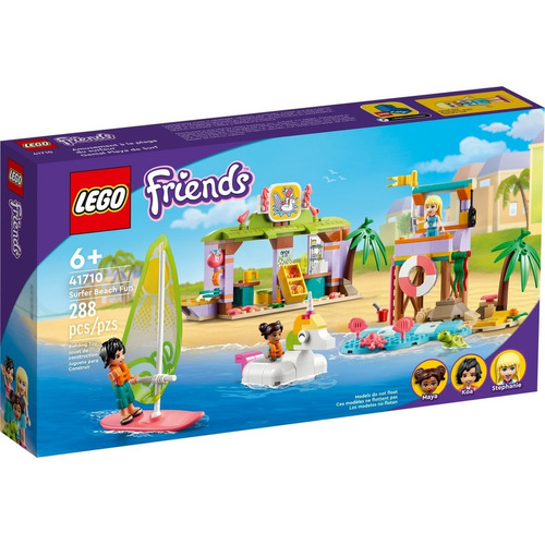 Kit De Construcción Lego Friends Genial Playa De Surf 41710 Cantidad de piezas 288