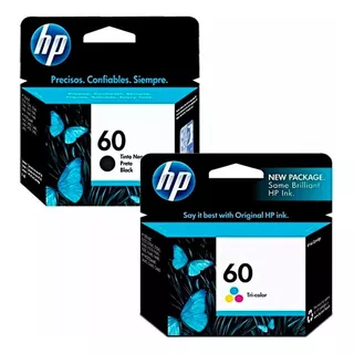 Kit De Cartucho Hp 60 Negro /  Color  Deskjet D1660/ C4640