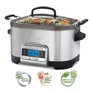 Sistema Multi Cocina 5 En 1 Oster Bioceramic Cmc6 Frecuencia 12 Hz