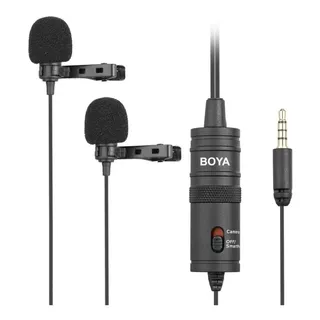 Micrófonos Boya By-m1dm Condensador Omnidireccional Color Negro