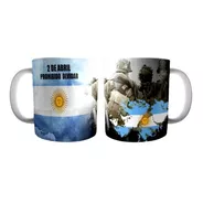 Taza Ceramica Calidad Malvinas Argentinas Soldados Mod 10
