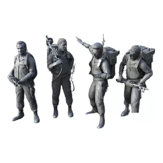 Ghostbusters Set Figuras Archivo Stl  Impresion 3d