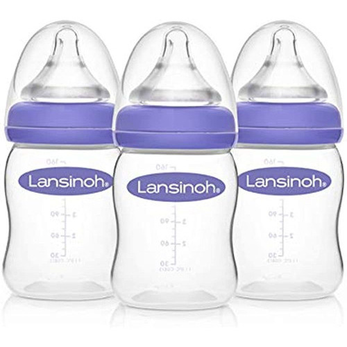 Biberones Lansinoh Para Bebés Lactantes, 5 Onzas, 3 Unidades