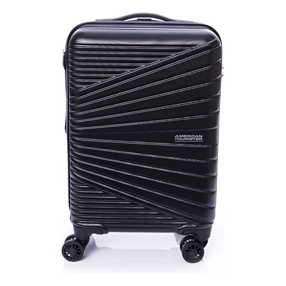 Maleta American Tourister Recife 47cm de ancho x 68cm de alto x 28cm de profundidad color negro diseño lisa