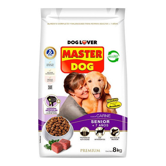 Master Dog Alimento Perro Adulto Carne Senior 8 Kg