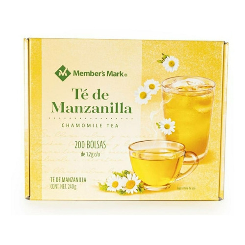 Té De Manzanilla Member's Mark 200 Bolsas De 1.2 G