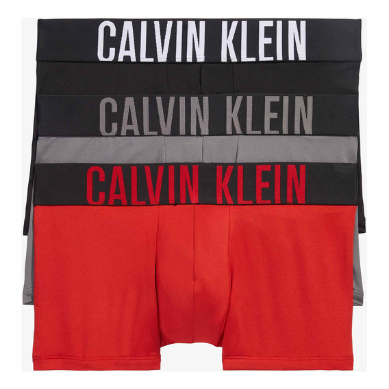 Paquete De 3 Boxers Trunk Multicolor - Calvin Klein
