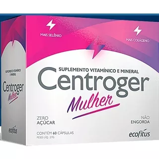 Suplemento Centroger Mulher Rejuvenesce, Anticelulite