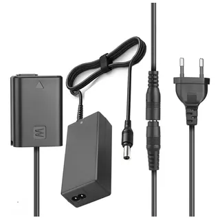 Adaptador De Bateria Fonte Np-fw50 Para Sony6400 A6500 Zve10