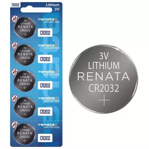 Pilas Baterias Renata Cr2032 Blister De 5 Pilas 3v. 260 Mah Pila Calidad  Premium