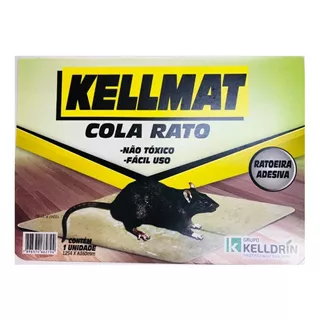 Kit 25 Ratoeira Adesiva Cola Rato Armadilha Rato Kellmat