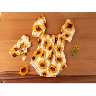 Conjunto Body Bebe Menina Macacão Infantil