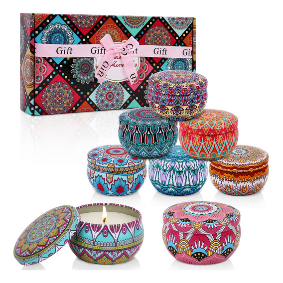 Velas Aromaterapia Perfumada Decorativa De Cera De Soja 8pcs