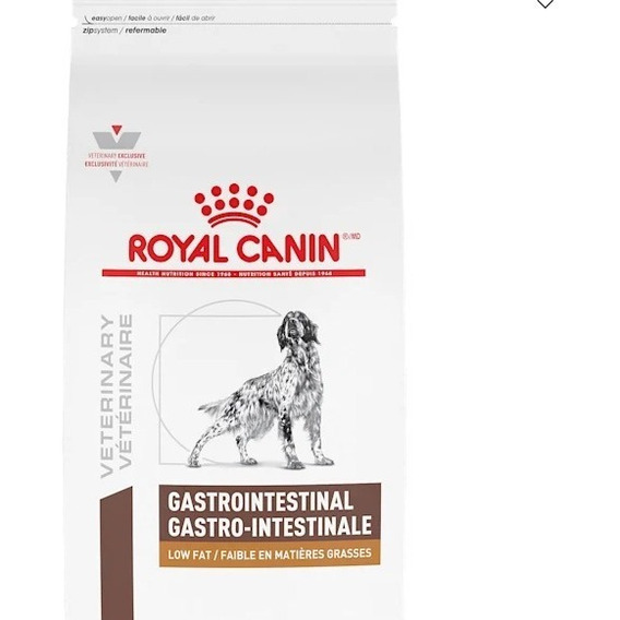 Alimento Royal Canin Veterinary Diet Canine Gastrointestinal Low Fat para perro adulto todos los tamaños sabor mix en bolsa de 13kg