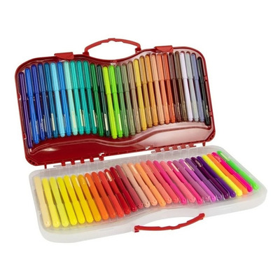 Marcadores Faber-castell Finos Estuche Rígido X60 Colores