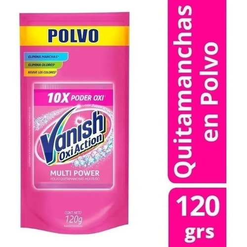 Quitamancha  Polvo 120 Ml Vanish Aditivos P/lavado
