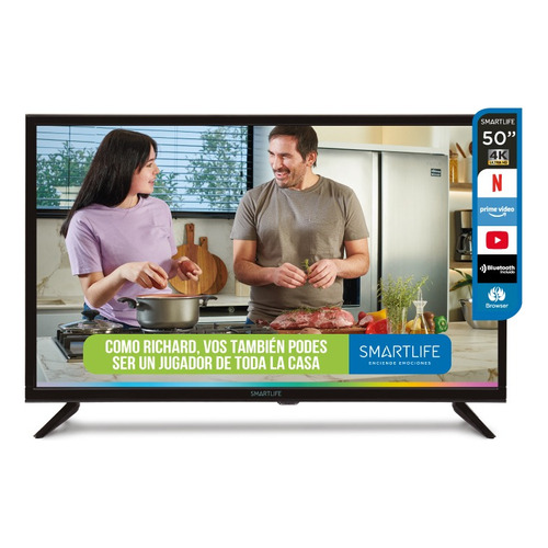 Televisor Led Smart Tv Smartlife 50  Sl-tv50uhdw 4k