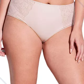 Calcinha Cintura Alta Hope Renda Modela Não Marca Ref 33900