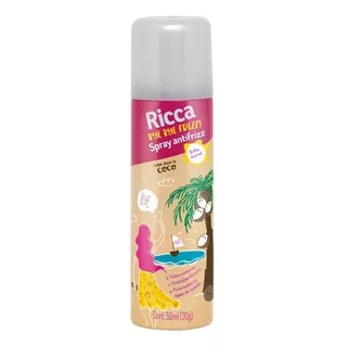 Spray Antifrizz Ricca Óleo De Coco - 50ml