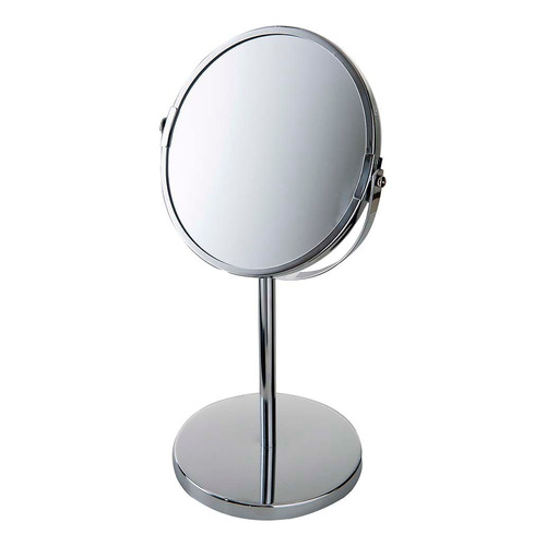 Espejo de aumento con pedestal de doble cara