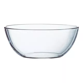 Ensaladera Bowl De Vidrio Hudson 23 X 11 Cm Color Blanco