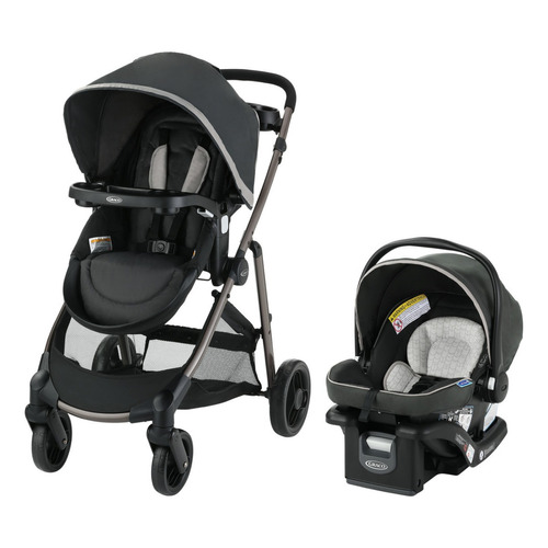 Travel System Cochecito Con Porta Bebé Modes Element Color Negro Color del chasis Negro