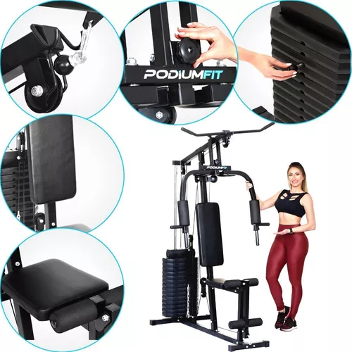 Estação De Musculação Academia Podiumfit Me100 - 50kg -=- PROMOÇAO