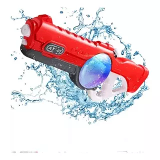 Pistola De Agua Eléctrica - Con Succión Automática- Roja 